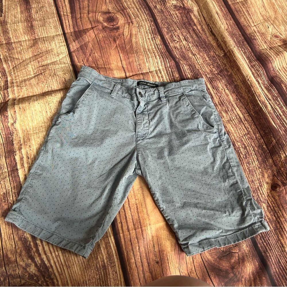 Men’s Mavi Jacob Short Blue Polka Dot Size 32
